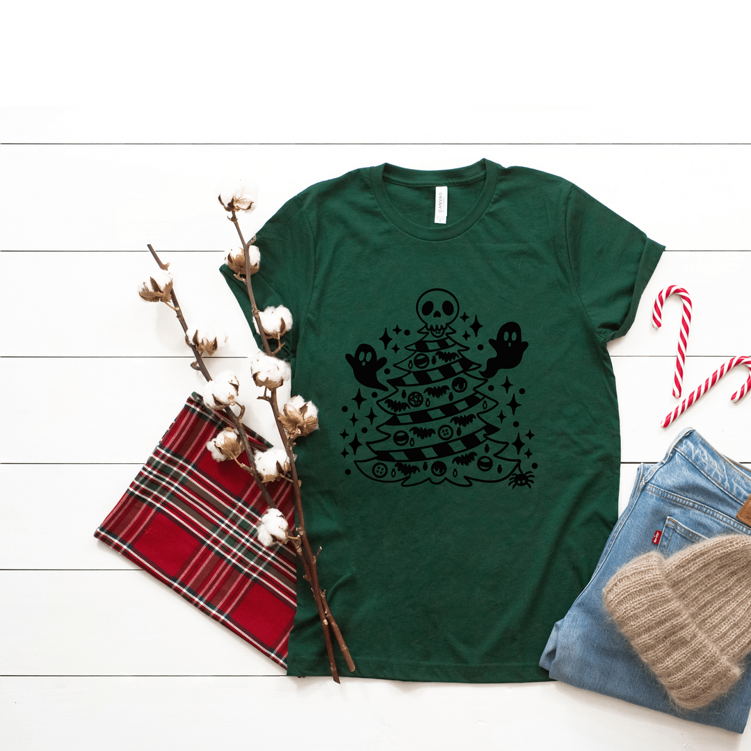 "Creepmas Tree" Spooky Holiday Tee - Unisex Shirt
