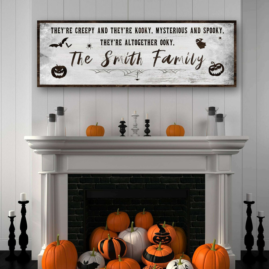 Creepy Family Sign