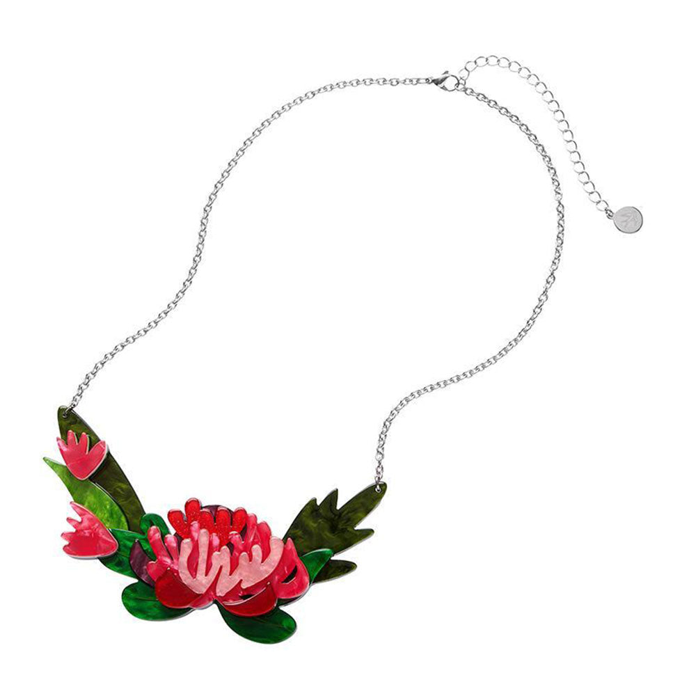 Crimson Bouquet Necklace by Erstwilder image 1