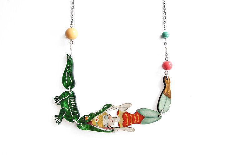 Crocodile Tamer Necklace by Laliblue - Quirks!