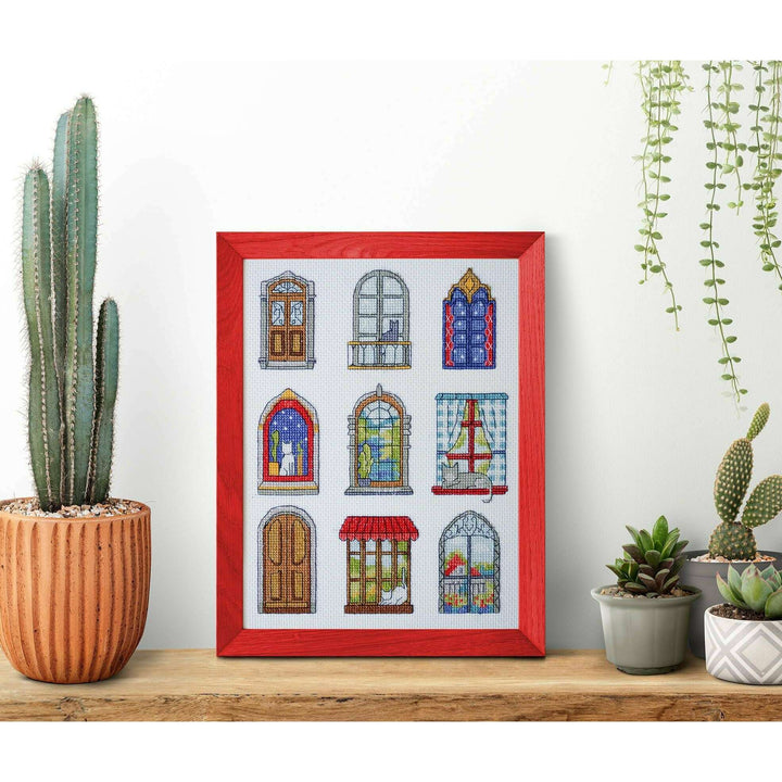 Cross-stitch kit - 9 little cozy tales AH-284