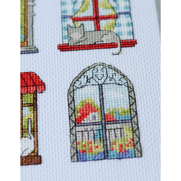 Cross-stitch kit - 9 little cozy tales AH-284