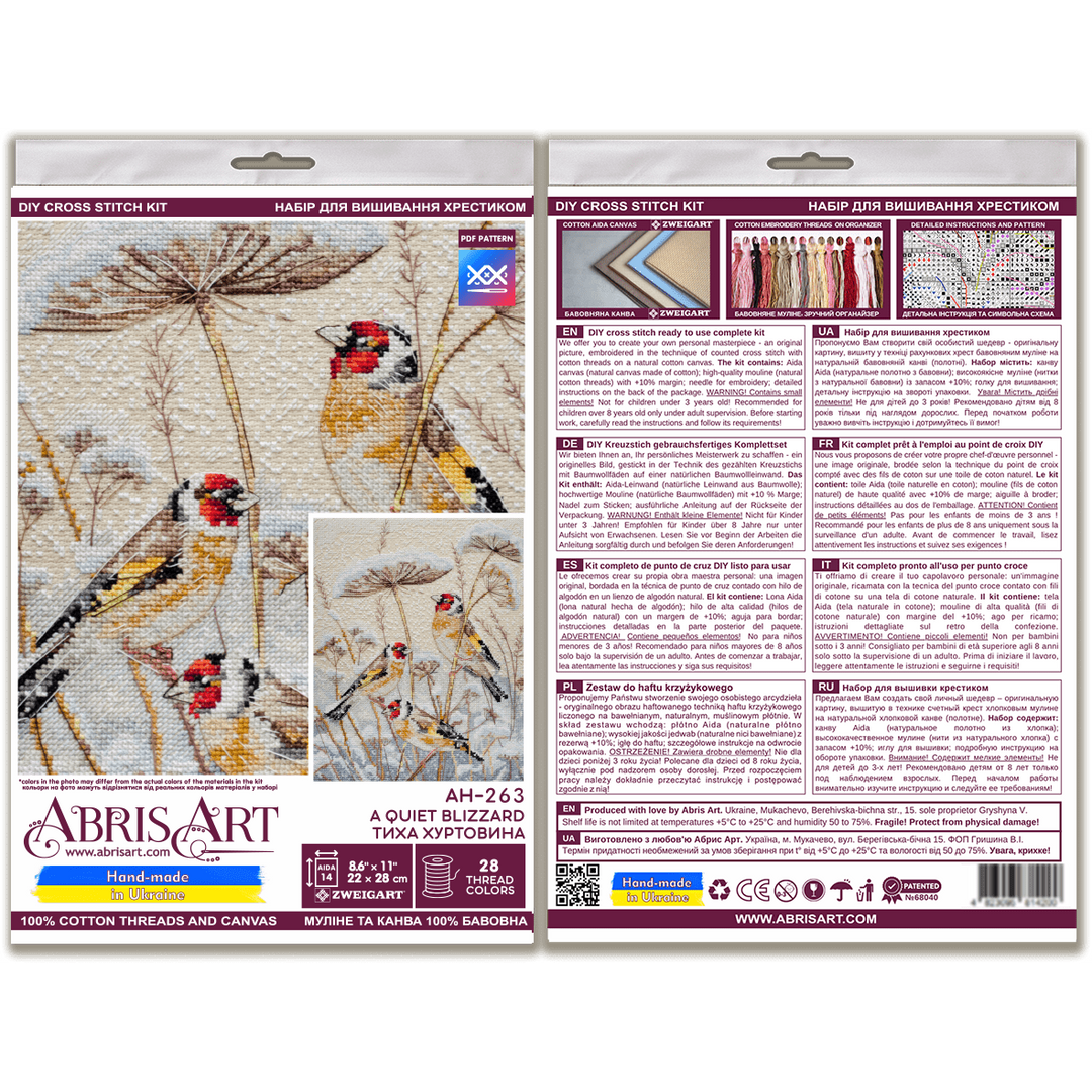 Cross-stitch kit - A quiet blizzard AH-263