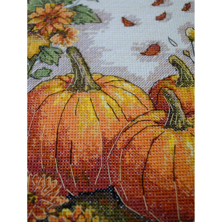 Cross-stitch kit - Autumn garden palette AH-289
