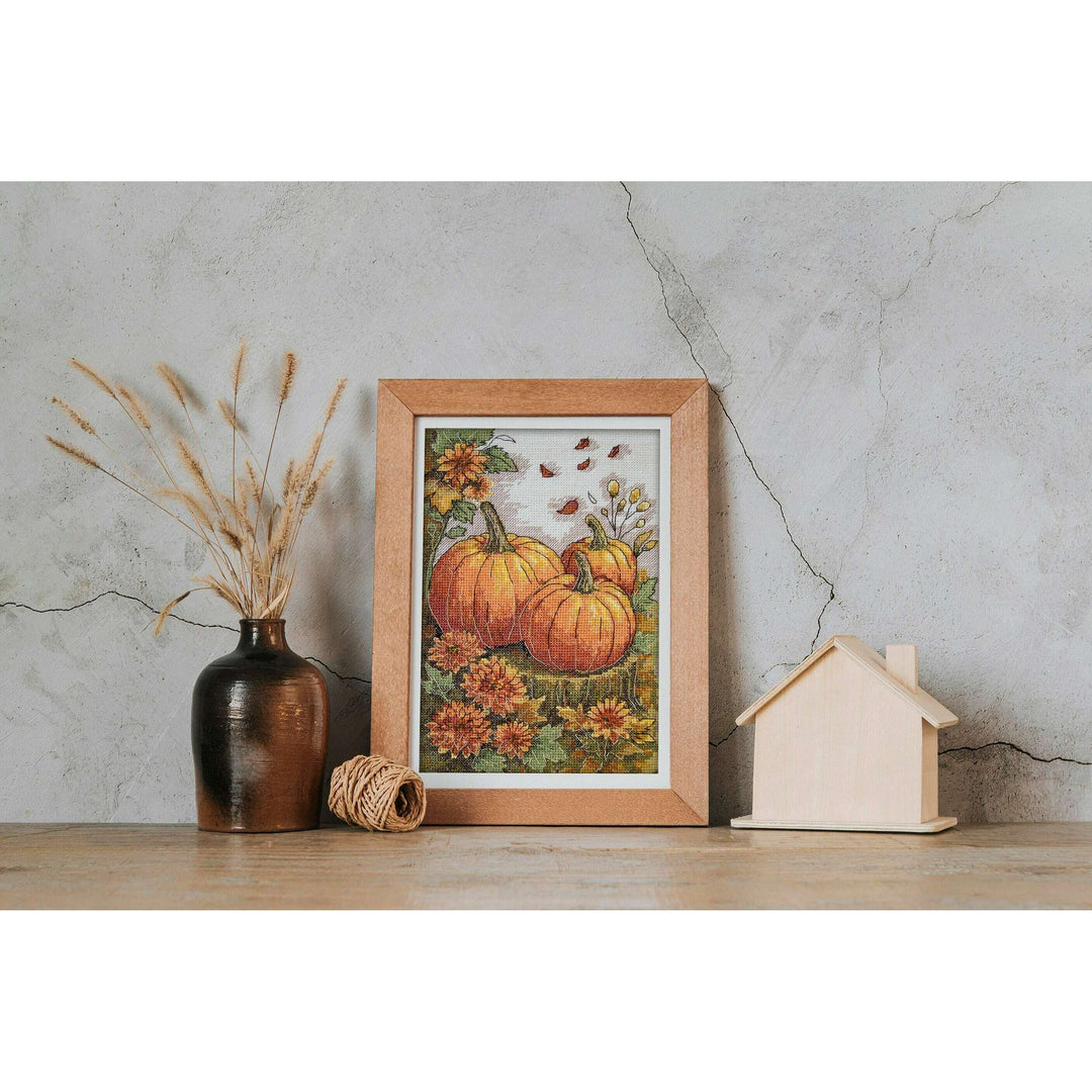 Cross-stitch kit - Autumn garden palette AH-289