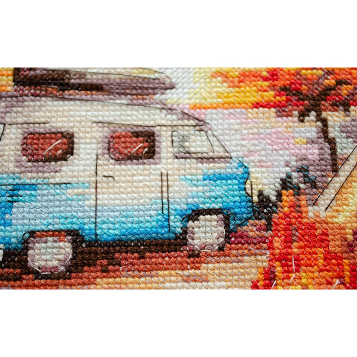 Cross-stitch kit - Beach adventures AH-241