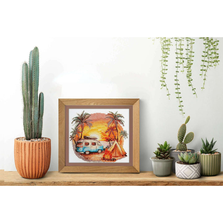 Cross-stitch kit - Beach adventures AH-241