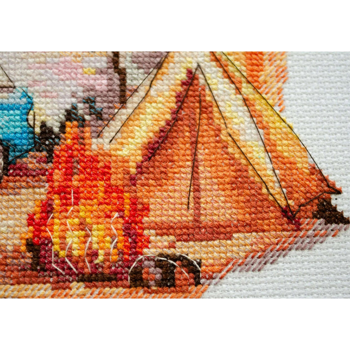 Cross-stitch kit - Beach adventures AH-241