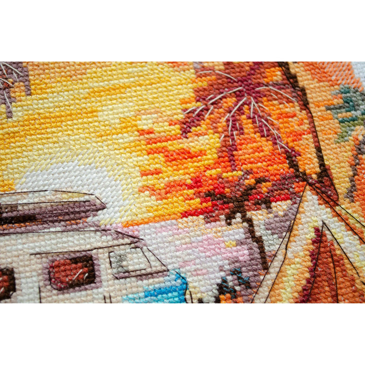 Cross-stitch kit - Beach adventures AH-241