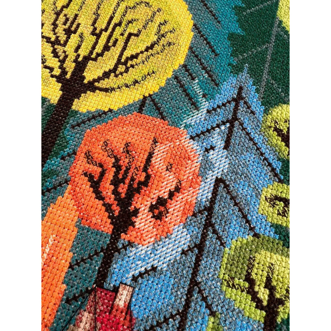 Cross-stitch kit - Cozy in the forest AH-204