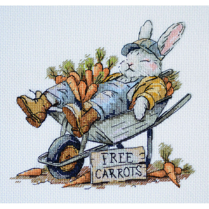 Cross-stitch kit - Free carrots AH-288