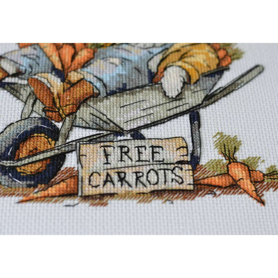 Cross-stitch kit - Free carrots AH-288
