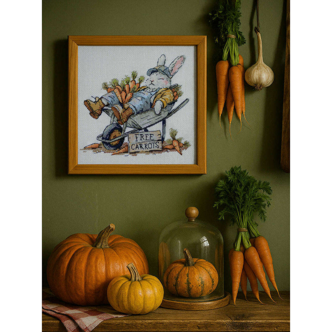 Cross-stitch kit - Free carrots AH-288