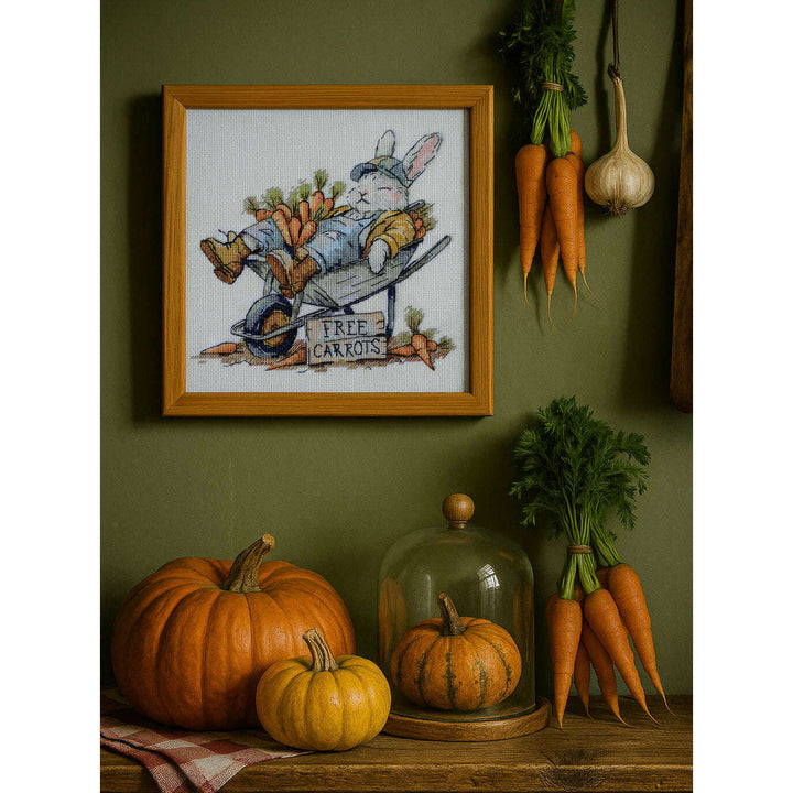 Cross-stitch kit - Free carrots AH-288
