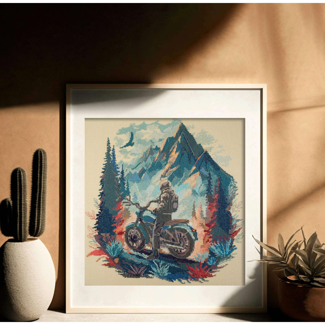 Cross-stitch kit - Journey into the distance AH-213