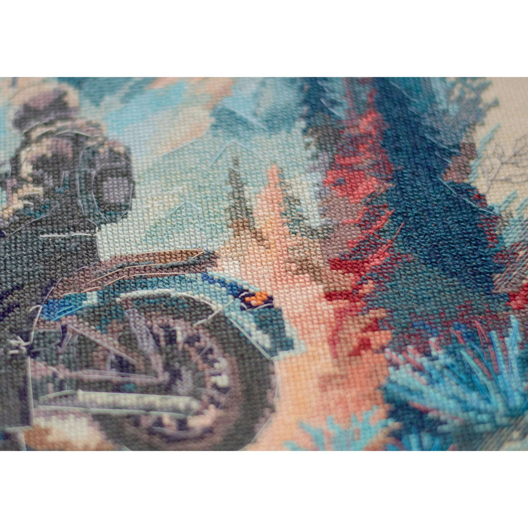 Cross-stitch kit - Journey into the distance AH-213