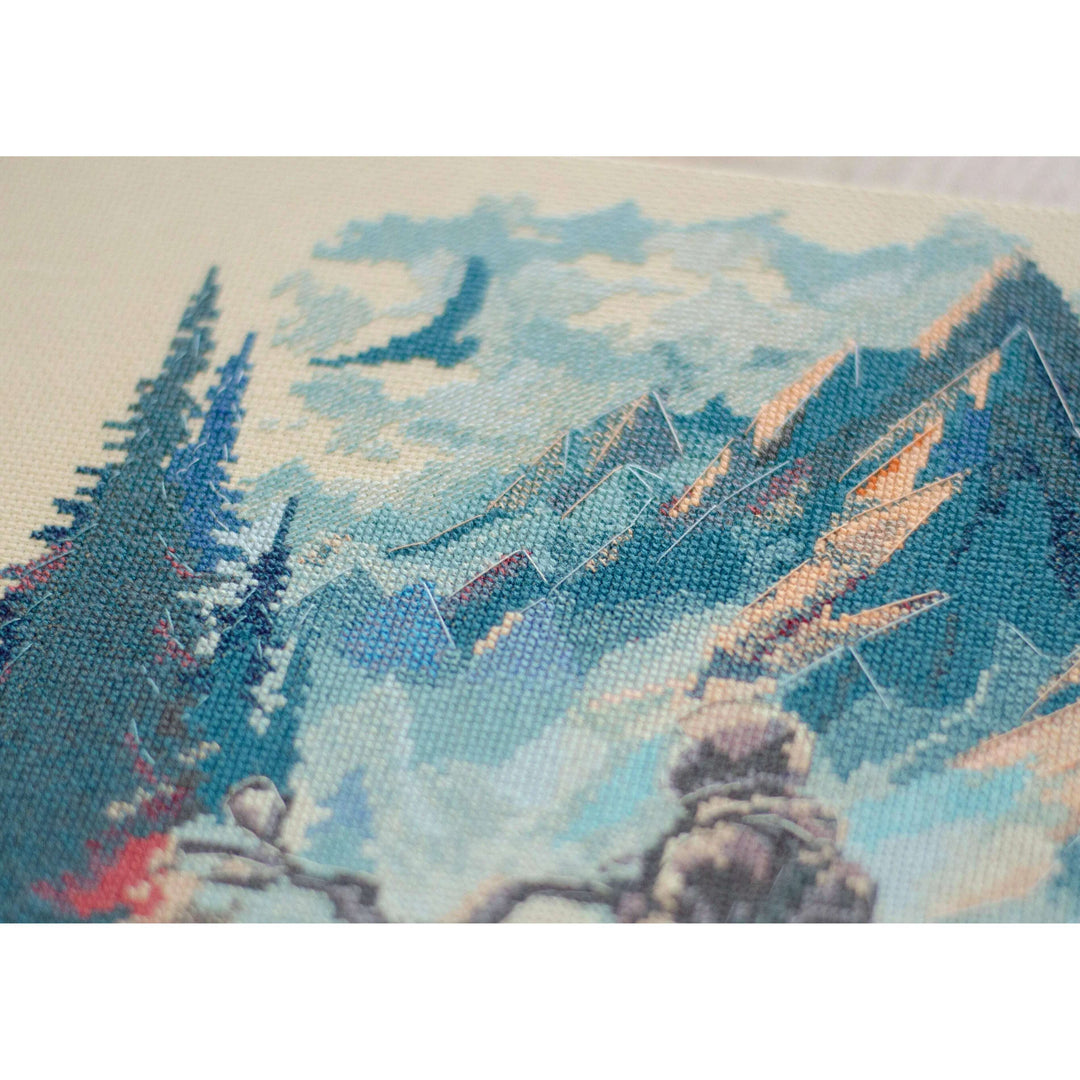 Cross-stitch kit - Journey into the distance AH-213