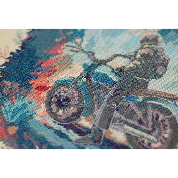 Cross-stitch kit - Journey into the distance AH-213