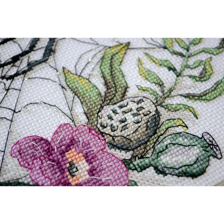Cross-stitch kit - Lace of the Invisible World AH-266
