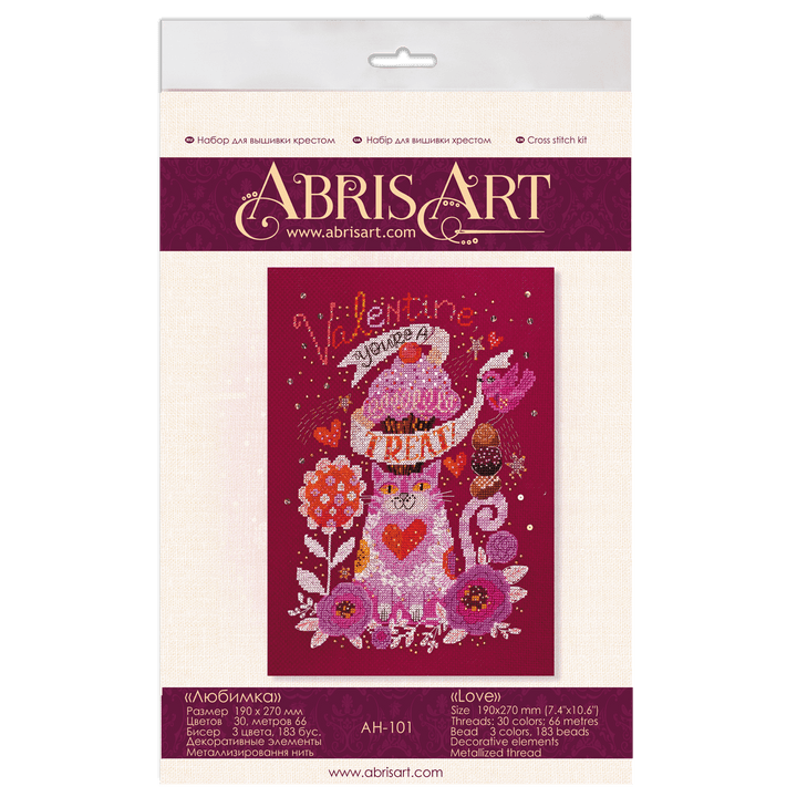 Cross-stitch kit - Love AH-101