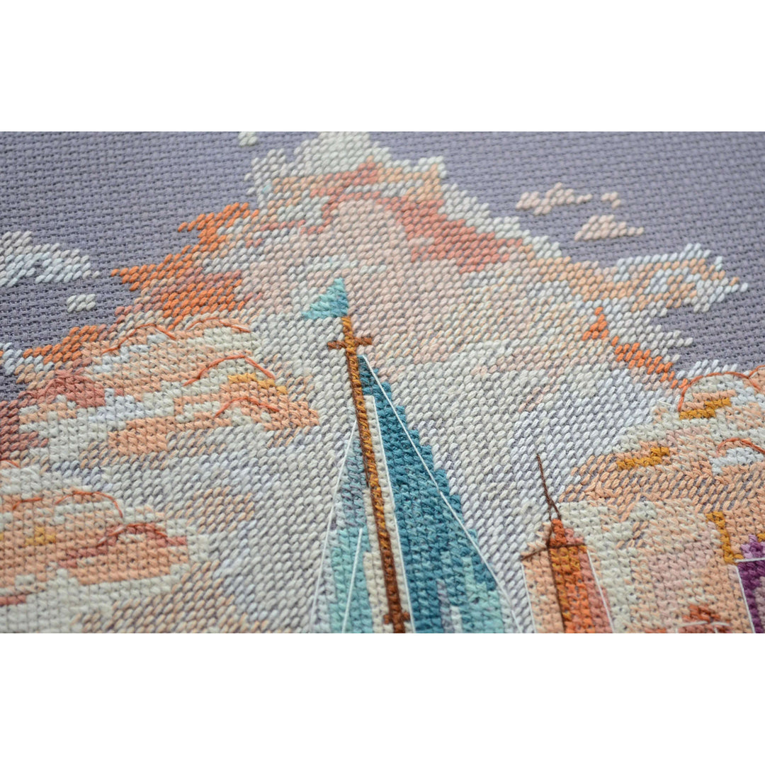Cross-stitch kit - On the waves of adventure AH-231