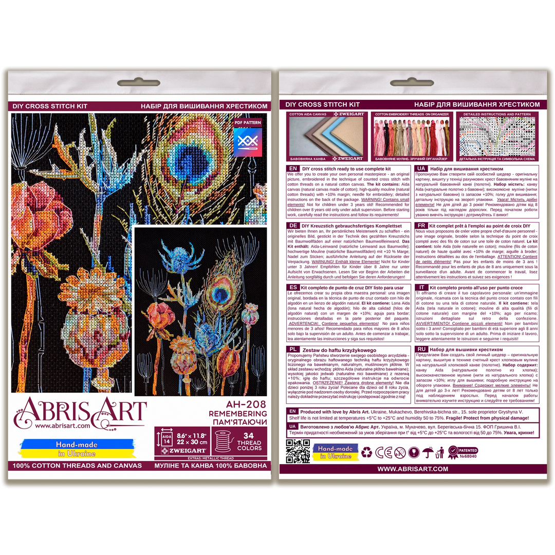 Cross-stitch kit - Remembering