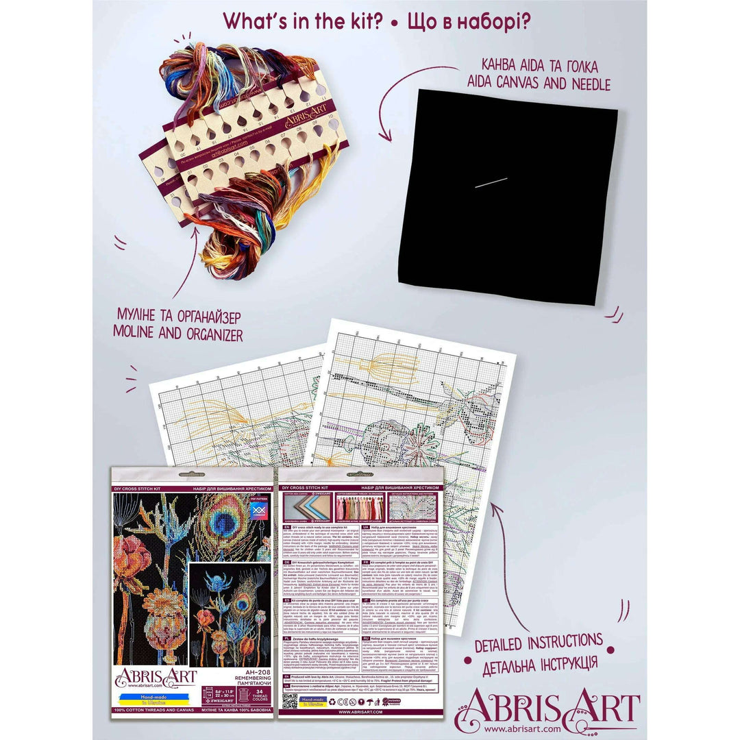 Cross-stitch kit - Remembering