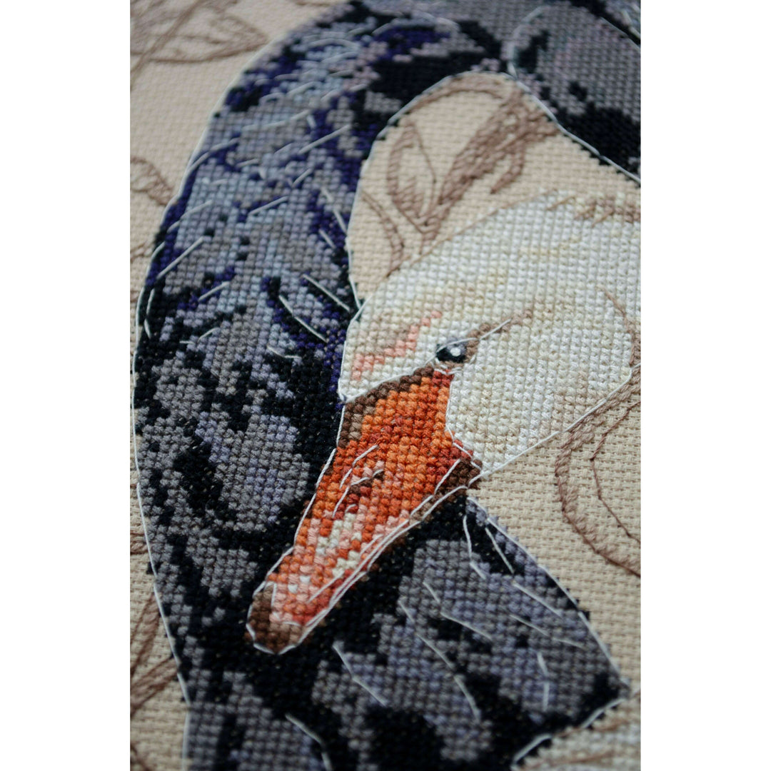 Cross-stitch kit - Swans of love AH-269