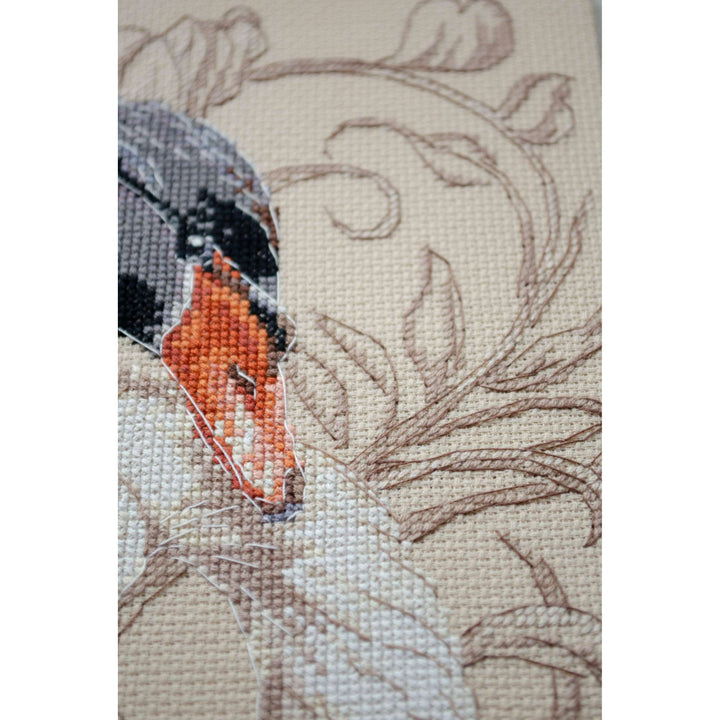 Cross-stitch kit - Swans of love AH-269