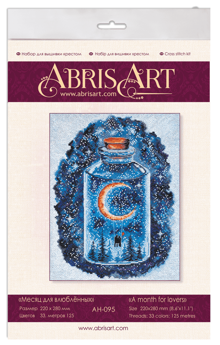 Cross-stitch kit A month for lovers AH-095