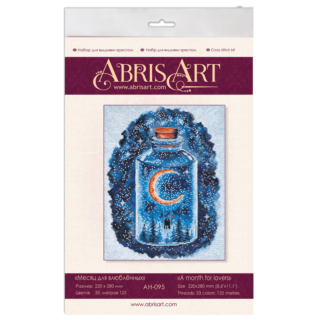 Cross-stitch kit A month for lovers AH-095