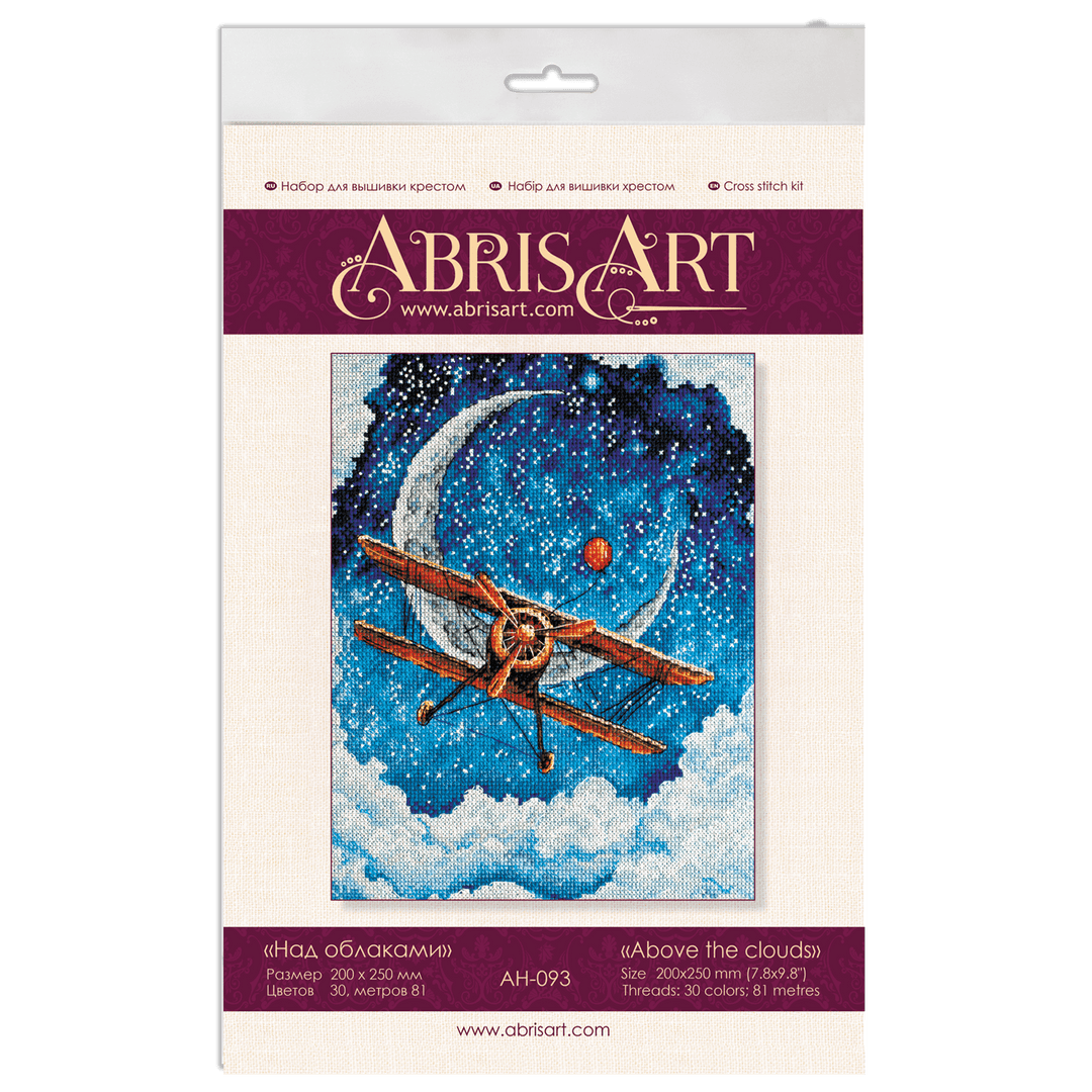 Cross-stitch kit Above the clouds AH-093