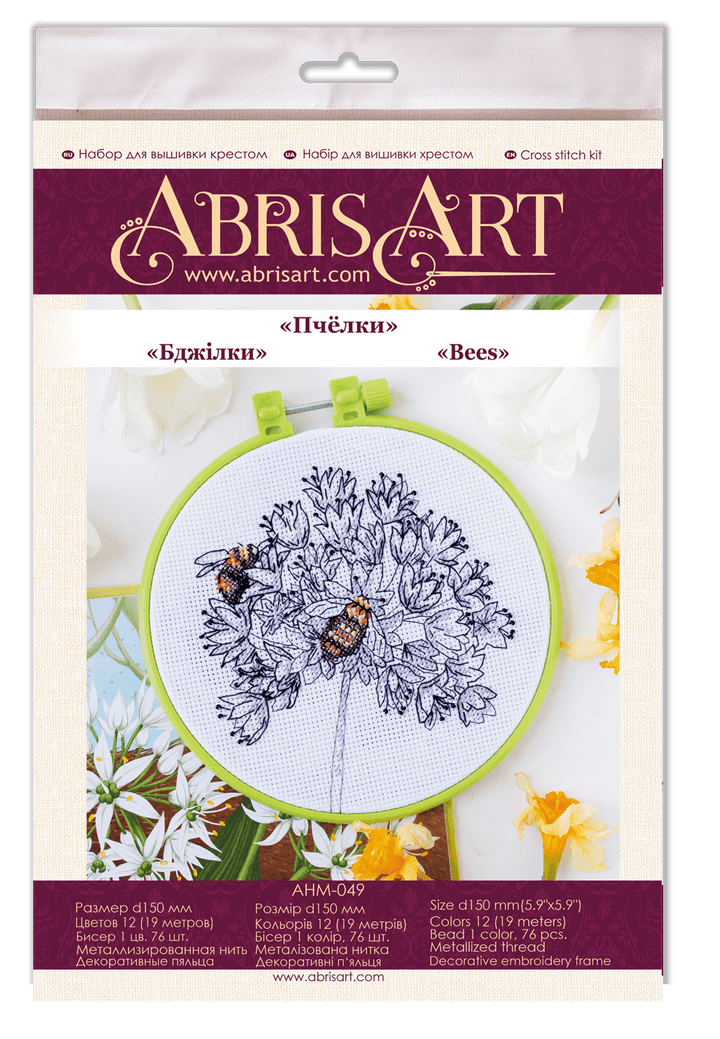 Cross-stitch kit Bees AHM-049