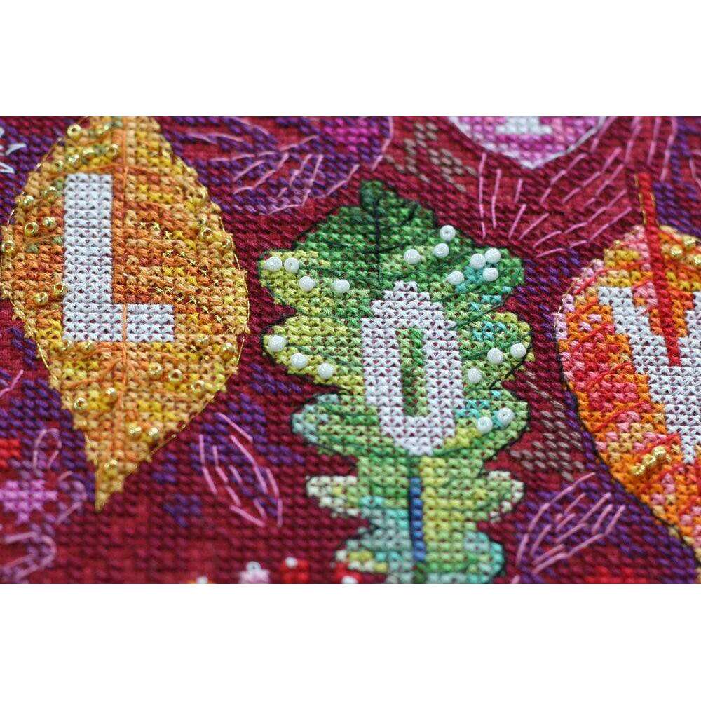 Cross-stitch kit Colorful autumn AH-128