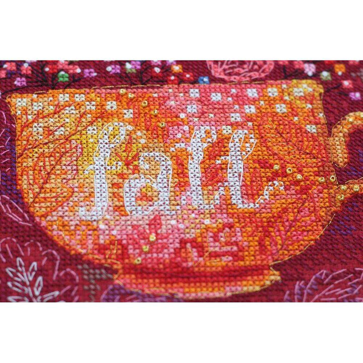 Cross-stitch kit Colorful autumn AH-128