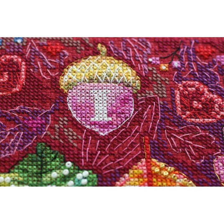 Cross-stitch kit Colorful autumn AH-128