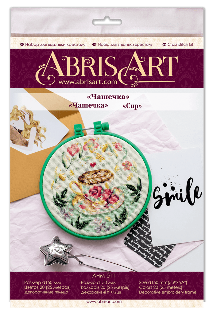 Cross-stitch kit Cup AHM-011