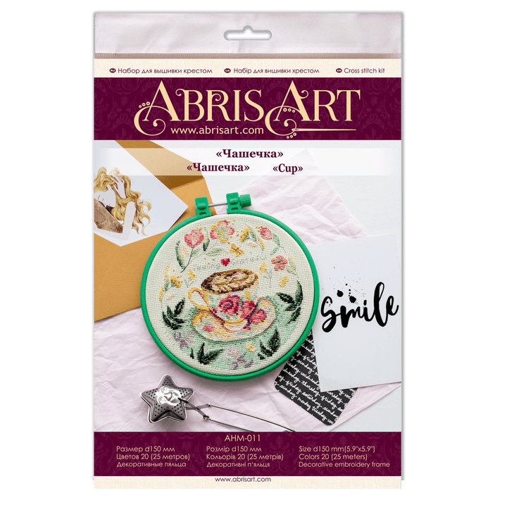Cross-stitch kit Cup AHM-011