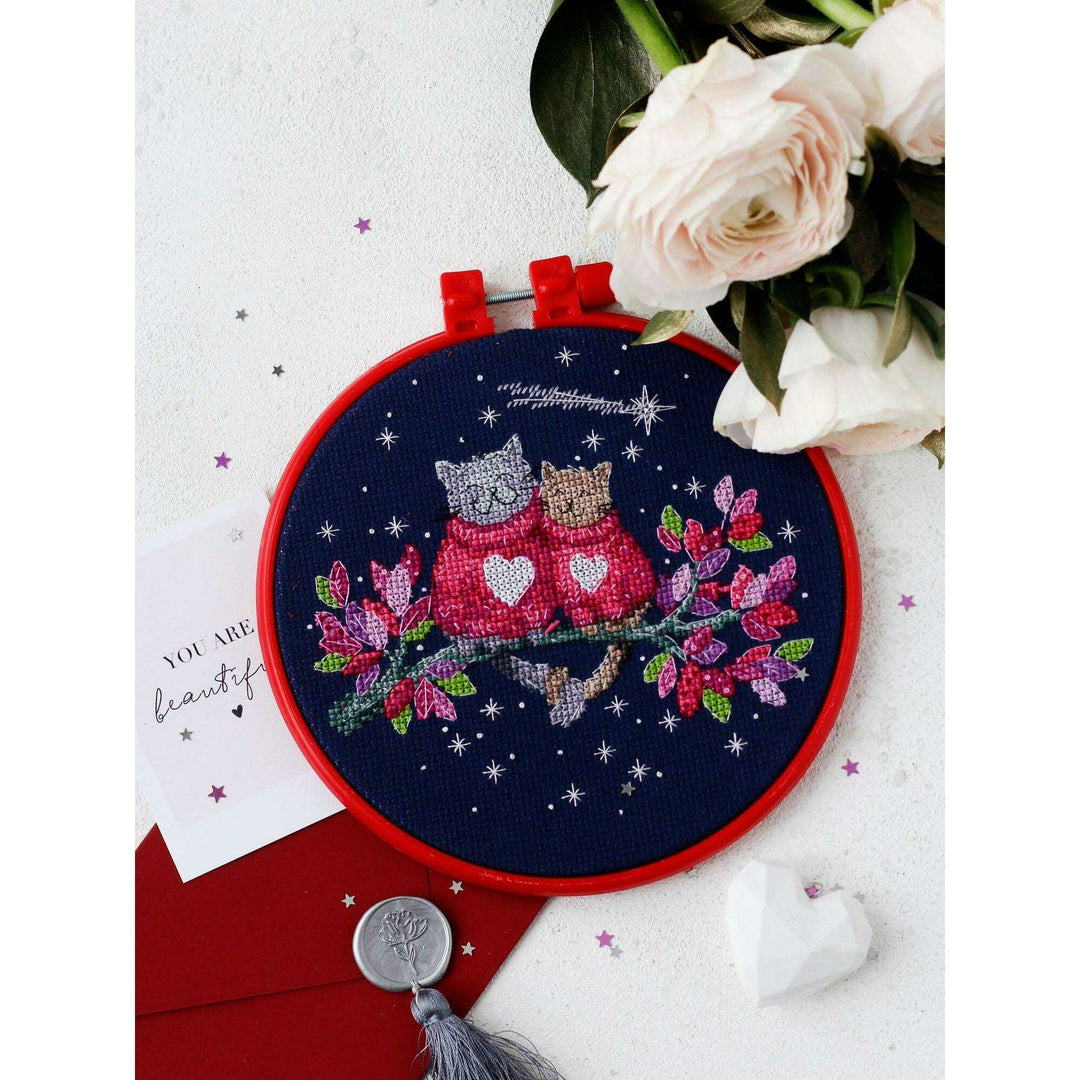 Cross-stitch kit Date under the stars AHM-037
