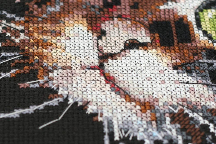 Cross-stitch kit Cute kitten AH-062