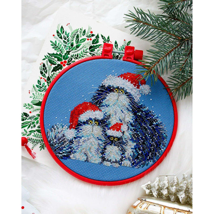 Cross-stitch kit Have you called Santa? AHM-024