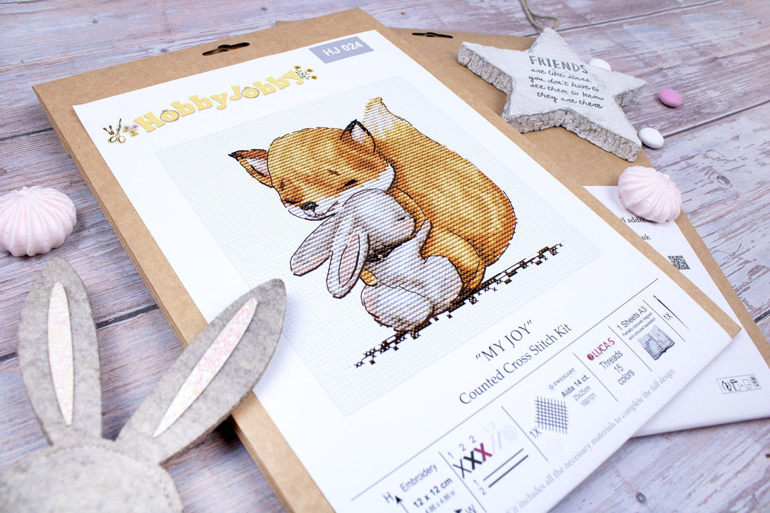 My Joy Cross Stitch Kit by Hobby Jobby HJ024
