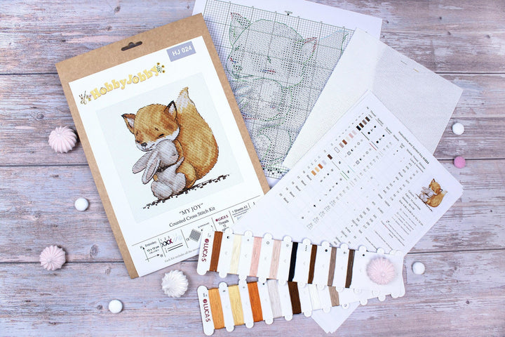 My Joy Cross Stitch Kit by Hobby Jobby HJ024