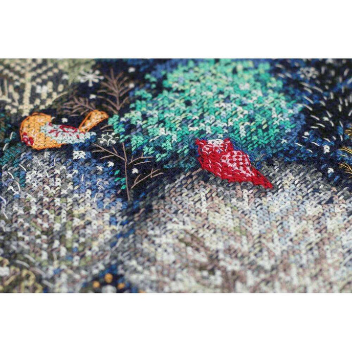 Cross stitch kit In the winter forest one day AH-153