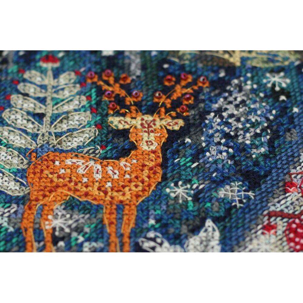 Cross stitch kit In the winter forest one day AH-153