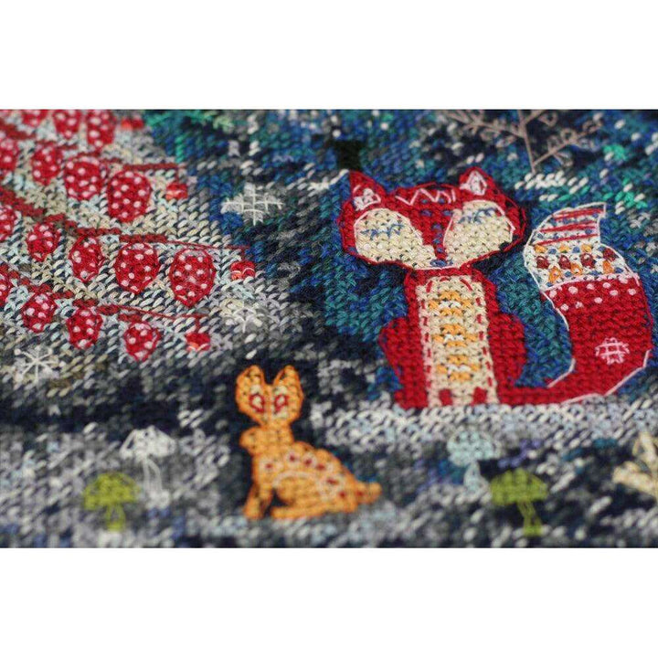 Cross stitch kit In the winter forest one day AH-153