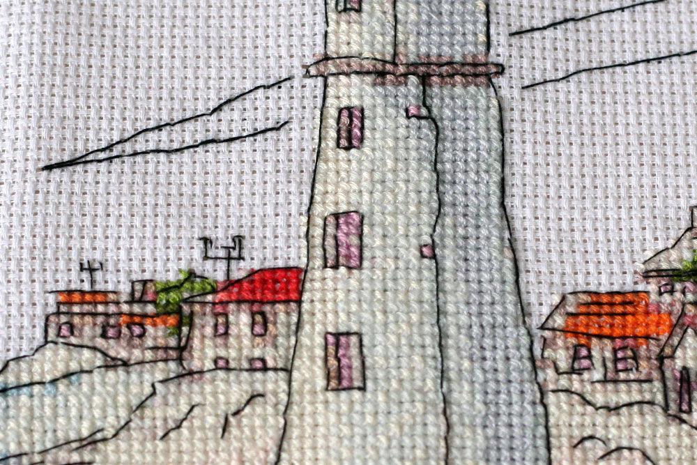 Cross-stitch kit Lighthouse light AH-109
