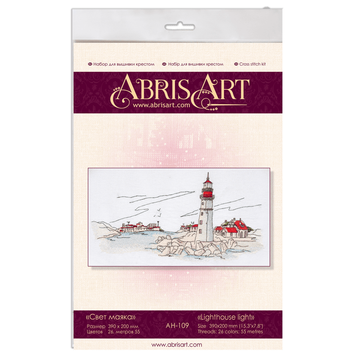 Cross-stitch kit Lighthouse light AH-109