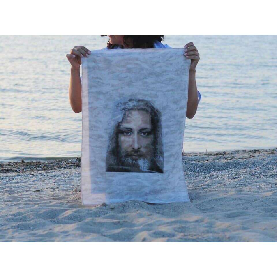 Cross-stitch kit M-202C "Sacred relic of Christians - Turin Shroud - truthful image of Our Lord Jesus Christ"