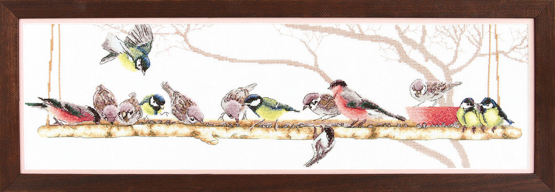 Cross-stitch kit M-312C "Festival of birds"